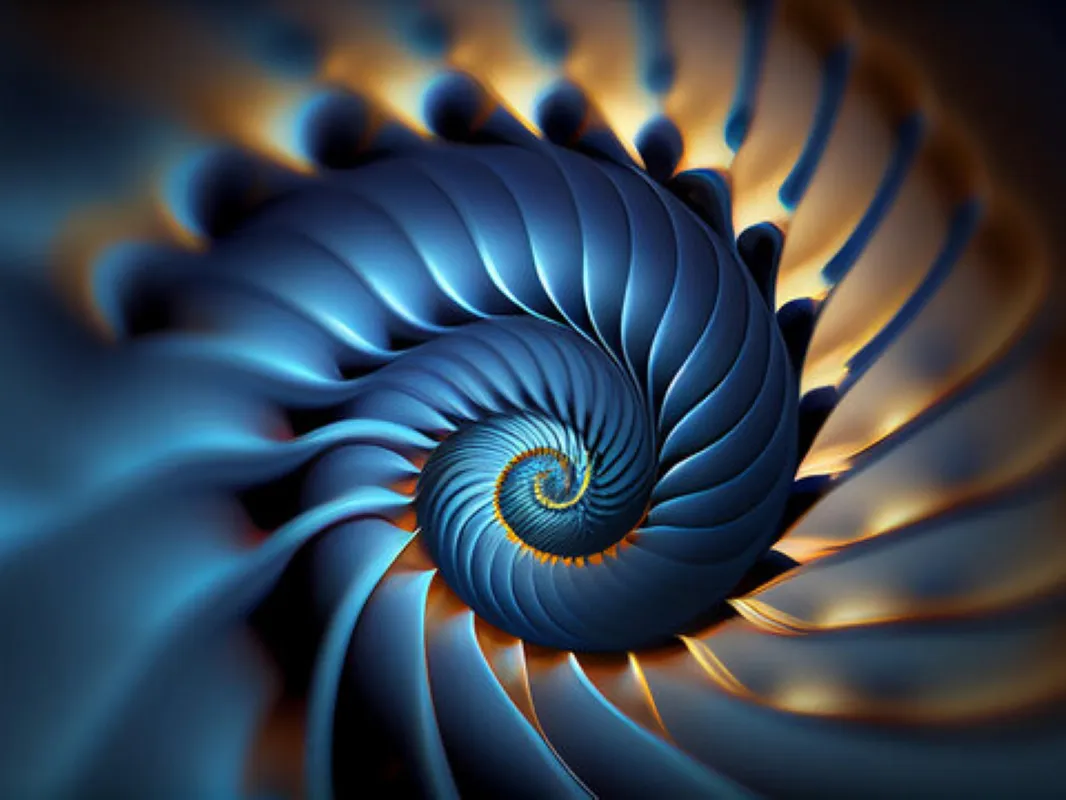 Blue Spiral Shell