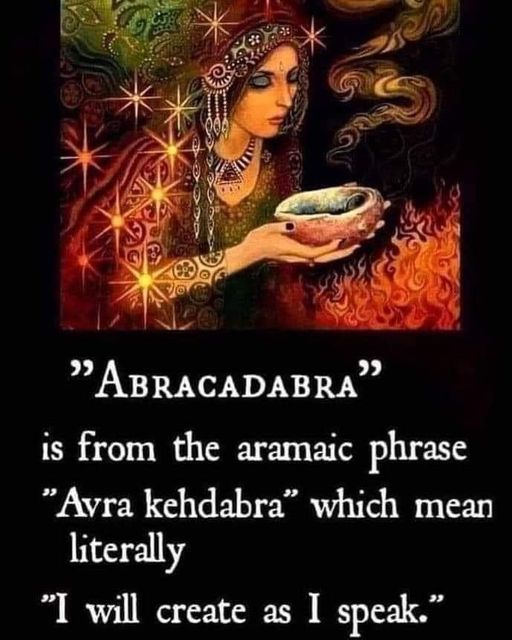 The meaning of Abracadra